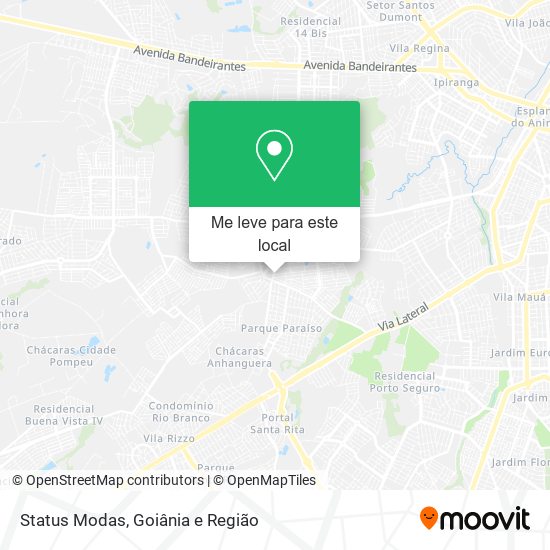 Status Modas mapa