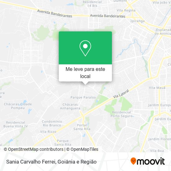 Sania Carvalho Ferrei mapa