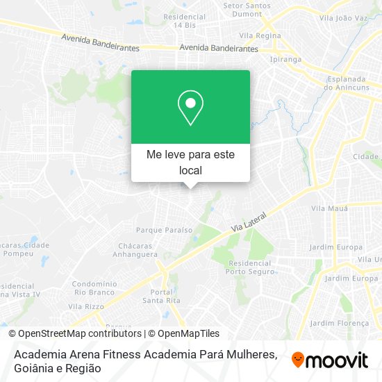 Academia Arena Fitness Academia Pará Mulheres mapa