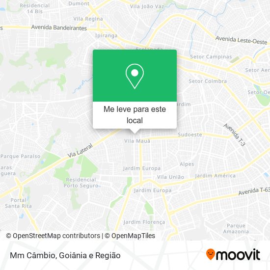 Mm Câmbio mapa