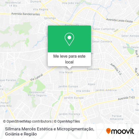 Sillmara Mercês Estética e Micropigmentação mapa
