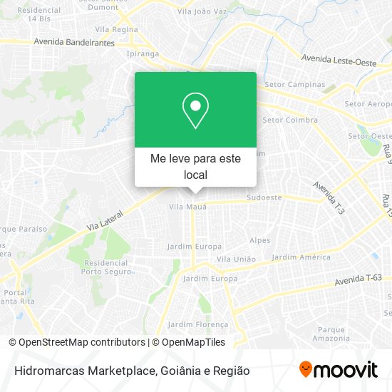 Hidromarcas Marketplace mapa