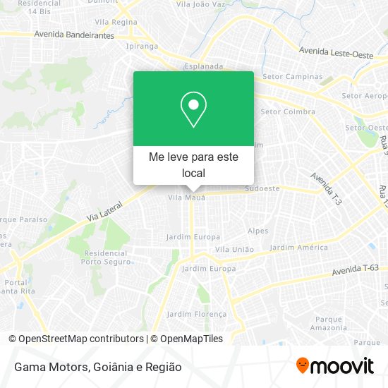 Gama Motors mapa