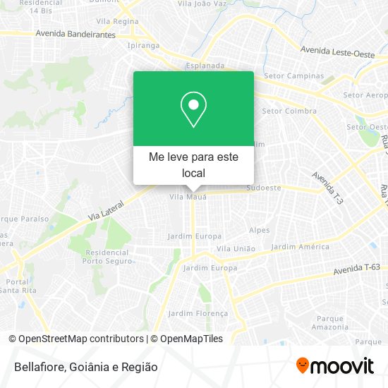 Bellafiore mapa