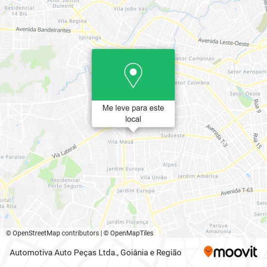 Automotiva Auto Peças Ltda. mapa