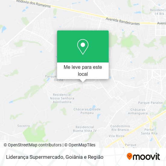 Liderança Supermercado mapa