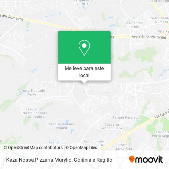 Kaza Nossa Pizzaria Muryllo mapa