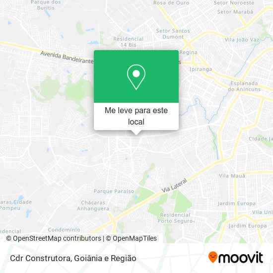 Cdr Construtora mapa