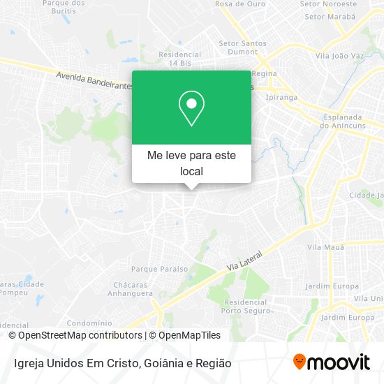 Igreja Unidos Em Cristo mapa