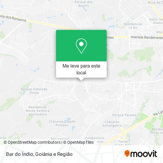 Bar do Índio mapa