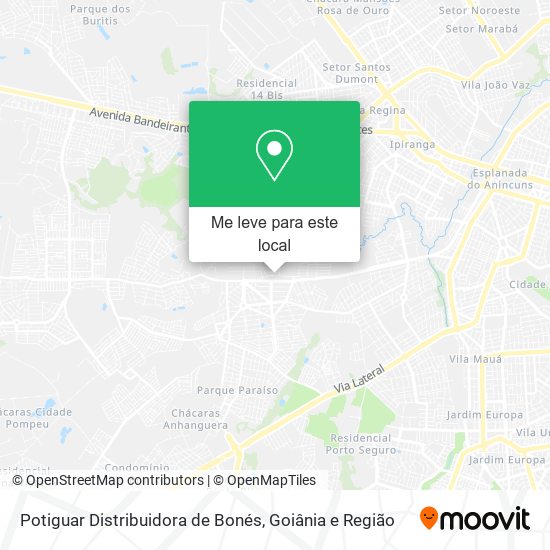 Potiguar Distribuidora de Bonés mapa