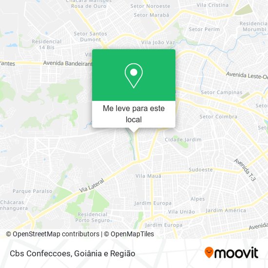 Cbs Confeccoes mapa