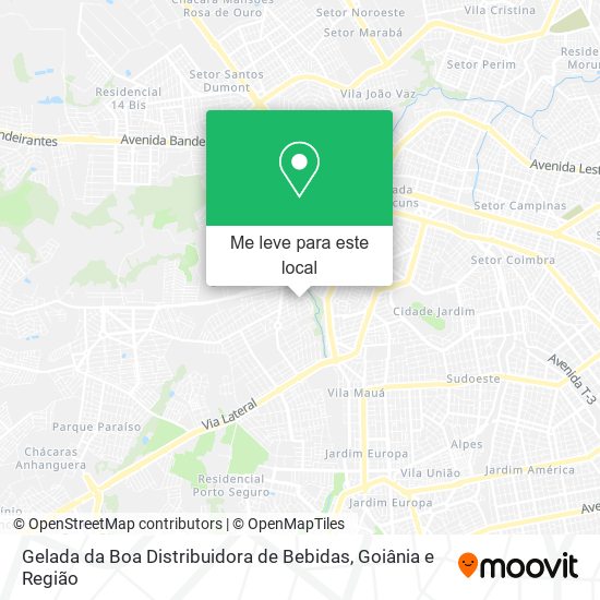 Gelada da Boa Distribuidora de Bebidas mapa