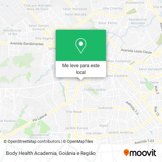 Body Health Academia mapa