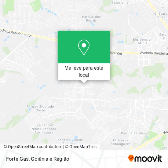 Forte Gas mapa