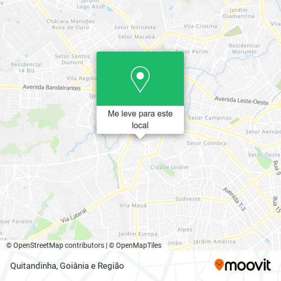 Quitandinha mapa