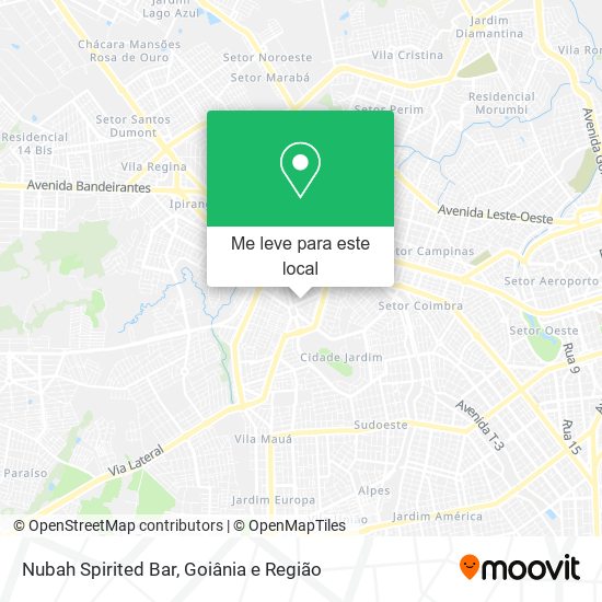 Nubah Spirited Bar mapa