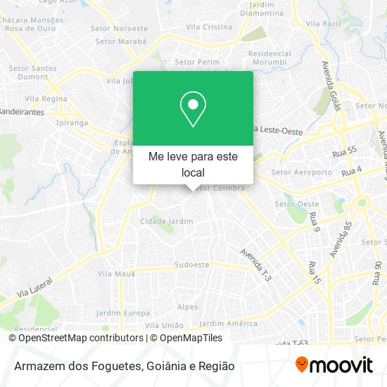 Armazem dos Foguetes mapa