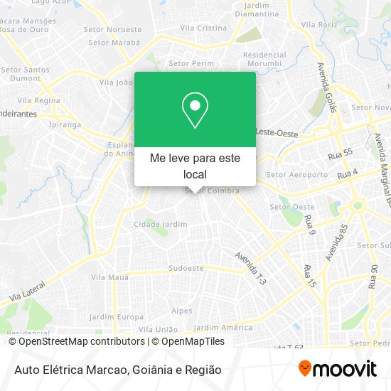 Auto Elétrica Marcao mapa