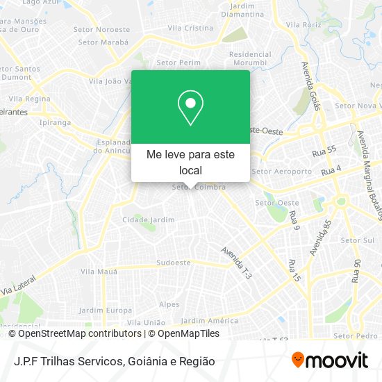 J.P.F Trilhas Servicos mapa