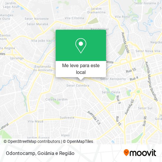 Odontocamp mapa