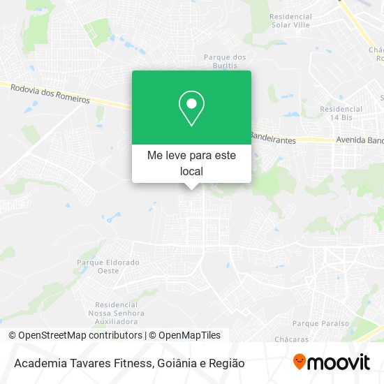 Academia Tavares Fitness mapa