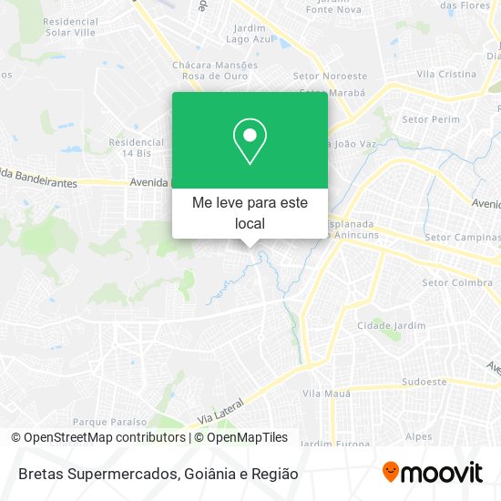 Bretas Supermercados mapa