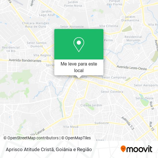 Aprisco Atitude Cristã mapa