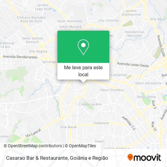 Casarao Bar & Restaurante mapa