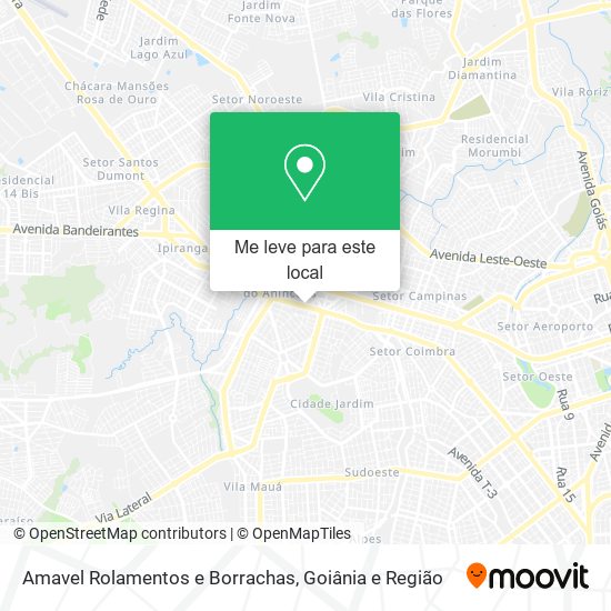 Amavel Rolamentos e Borrachas mapa