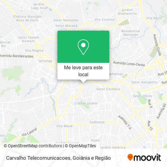 Carvalho Telecomunicacoes mapa