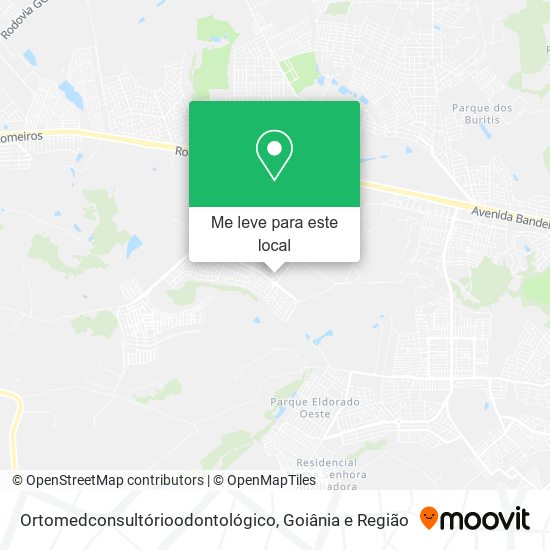 Ortomedconsultórioodontológico mapa