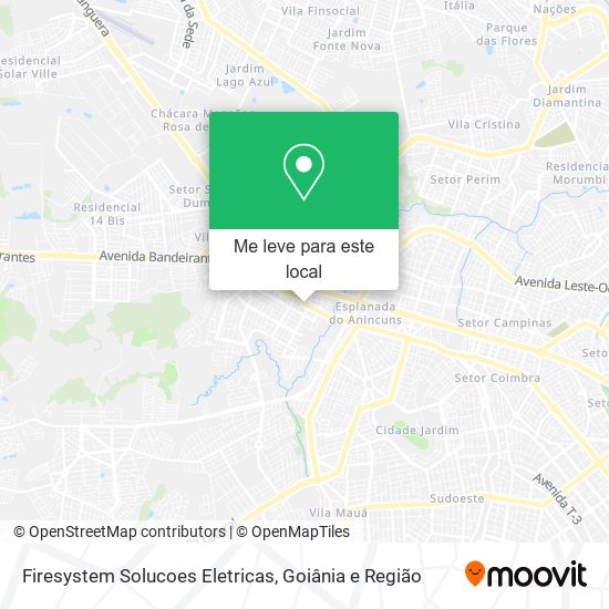 Firesystem Solucoes Eletricas mapa