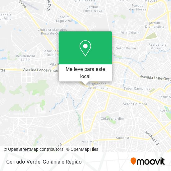 Cerrado Verde mapa