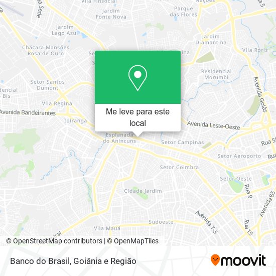Banco do Brasil mapa