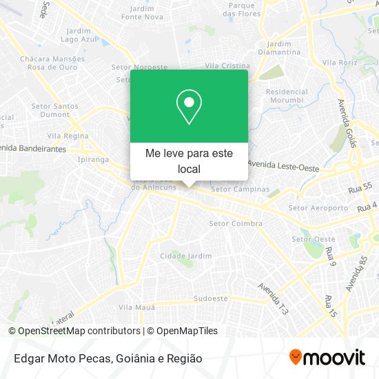 Edgar Moto Pecas mapa