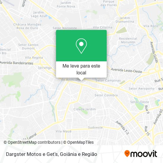 Dargster Motos e Get's mapa