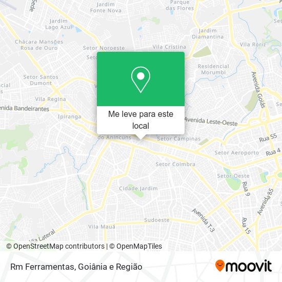 Rm Ferramentas mapa