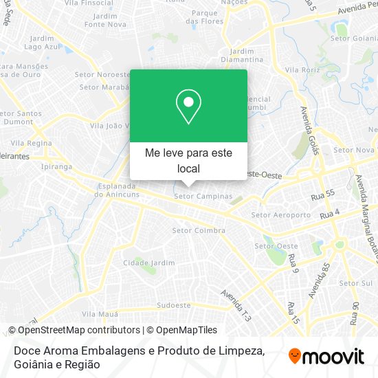 Doce Aroma Embalagens e Produto de Limpeza mapa