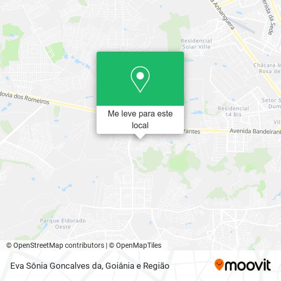 Eva Sônia Goncalves da mapa