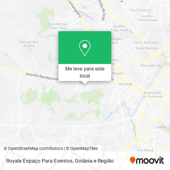 Royale Espaço Para Eventos mapa