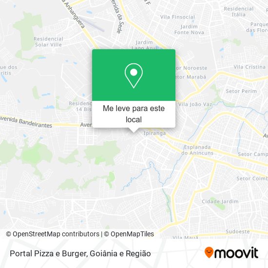 Portal Pizza e Burger mapa