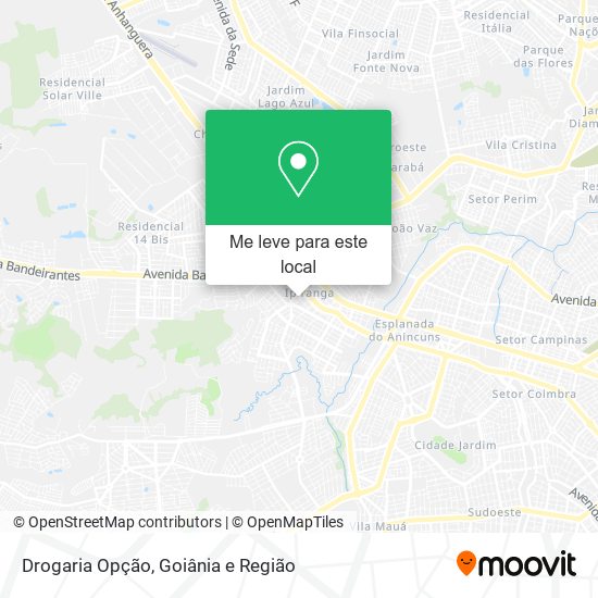 Drogaria Opção mapa