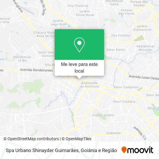 Spa Urbano Shinayder Guimarães mapa
