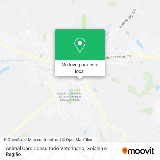 Animal Care Consultório Veterinário mapa