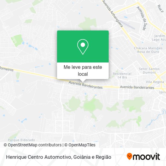 Henrique Centro Automotivo mapa