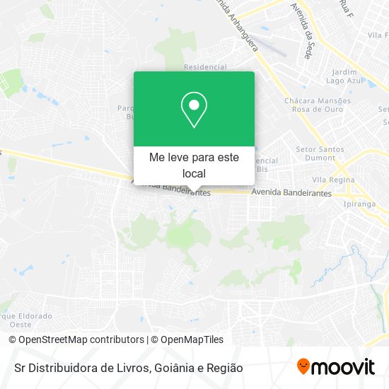 Sr Distribuidora de Livros mapa