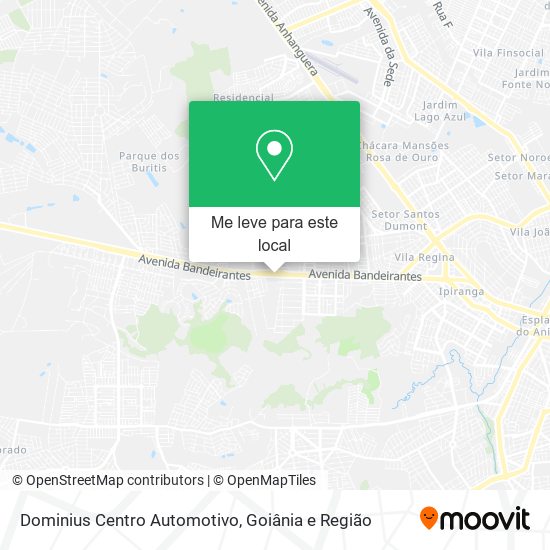 Dominius Centro Automotivo mapa