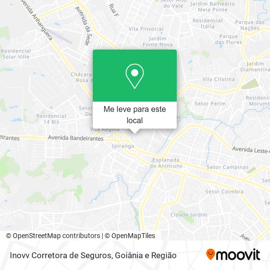 Inovv Corretora de Seguros mapa