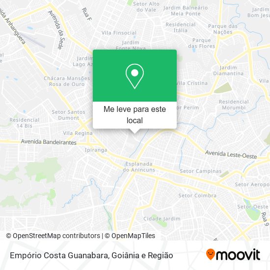 Empório Costa Guanabara mapa